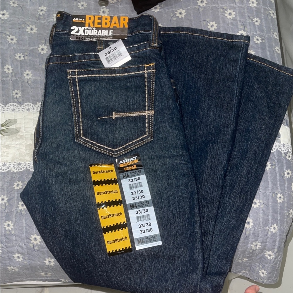 Ariat Men's Dark Blue Relaxed Jeans